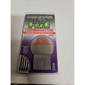 Nit Free Terminator - Metal‎ Lice Comb - Package Never Opened